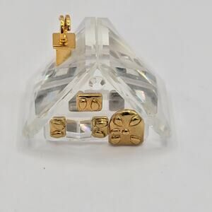 Swarovski Crystal Memories Ginger Bread House Ornament w/ Original Box